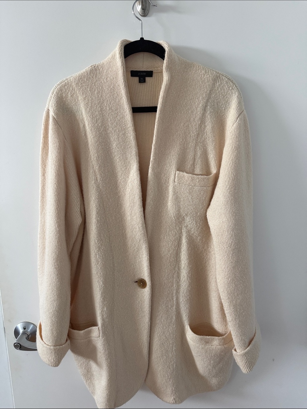Cream Cozy Cardigan